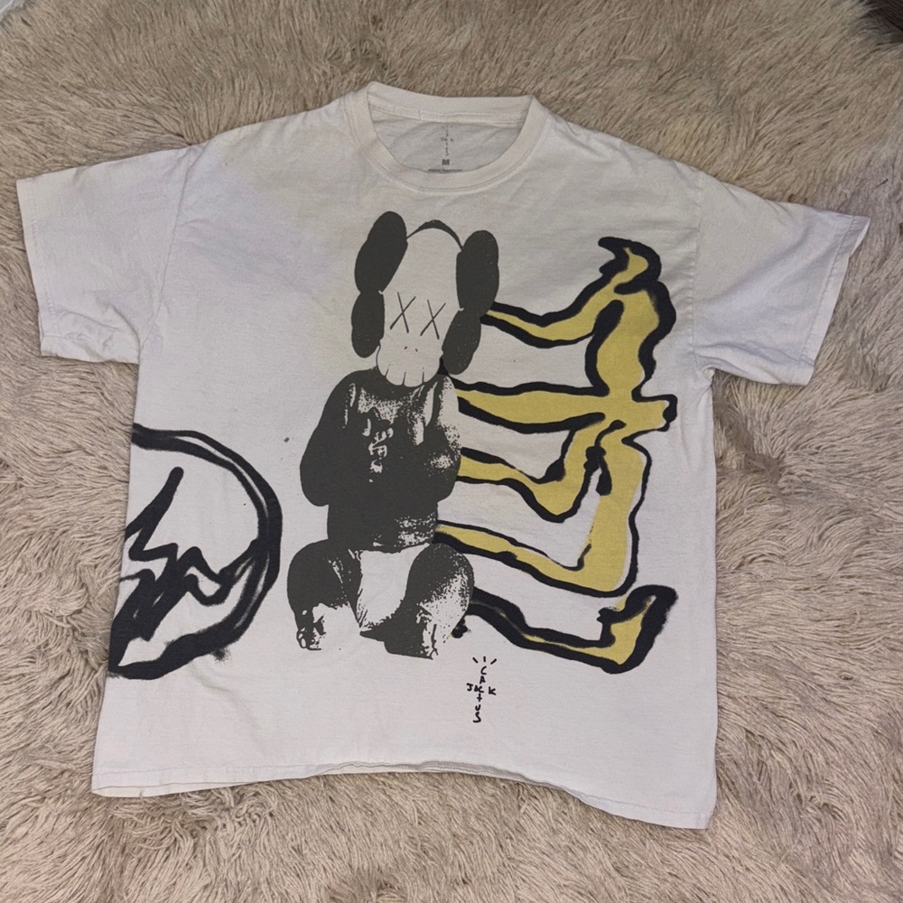 Travis Scott Cactus Jack X Kaws Graphic Tee